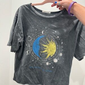 Sun and moon tee